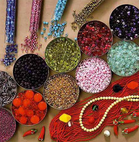 صادرات 114 دلاری منجوق های شیشه ای