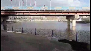 آبگیری دریاچه مصنوعی خنداب + فیلم