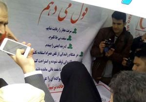 معاون رئیس‌جمهور به کمپین نه به تصادفات جاده‌ای پیوست