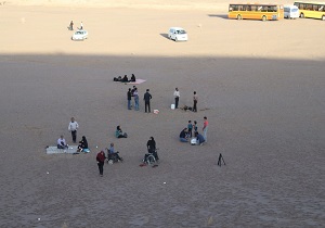 استقبال گردشگران نوروزی از کویر فردوس