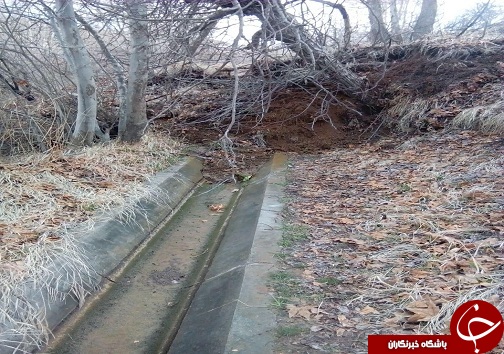 رانش زمین در روستای حسن آباد ضیاآباد