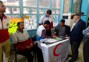 بهره مندی بیش از 2 هزار مسافر نوروزی از خدمات هلال احمر شهرستان نیر