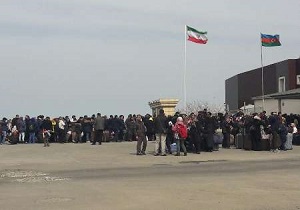 گردشگران ورودی آذری از پایانه مرزی بیله سوار، 7 و نیم برابر گردشگران خروجی است