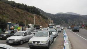 ترافیک پرحجم در جاده های گیلان