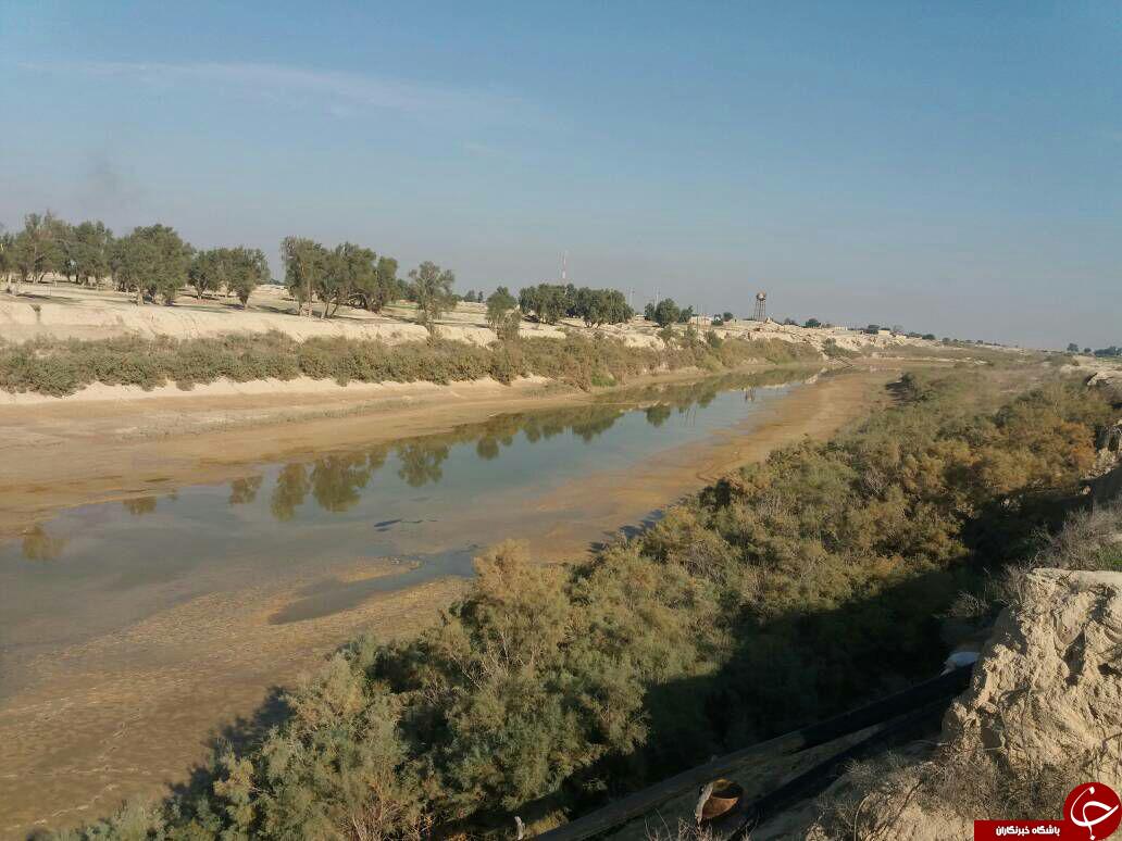 خشکسالی رودخانه در &laquo;دهملا&raquo; + تصاویر