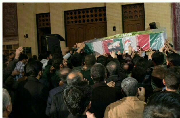 مراسم وداع با سردار شهید &laquo;خوش لفظ&raquo; در همدان برگزار شد