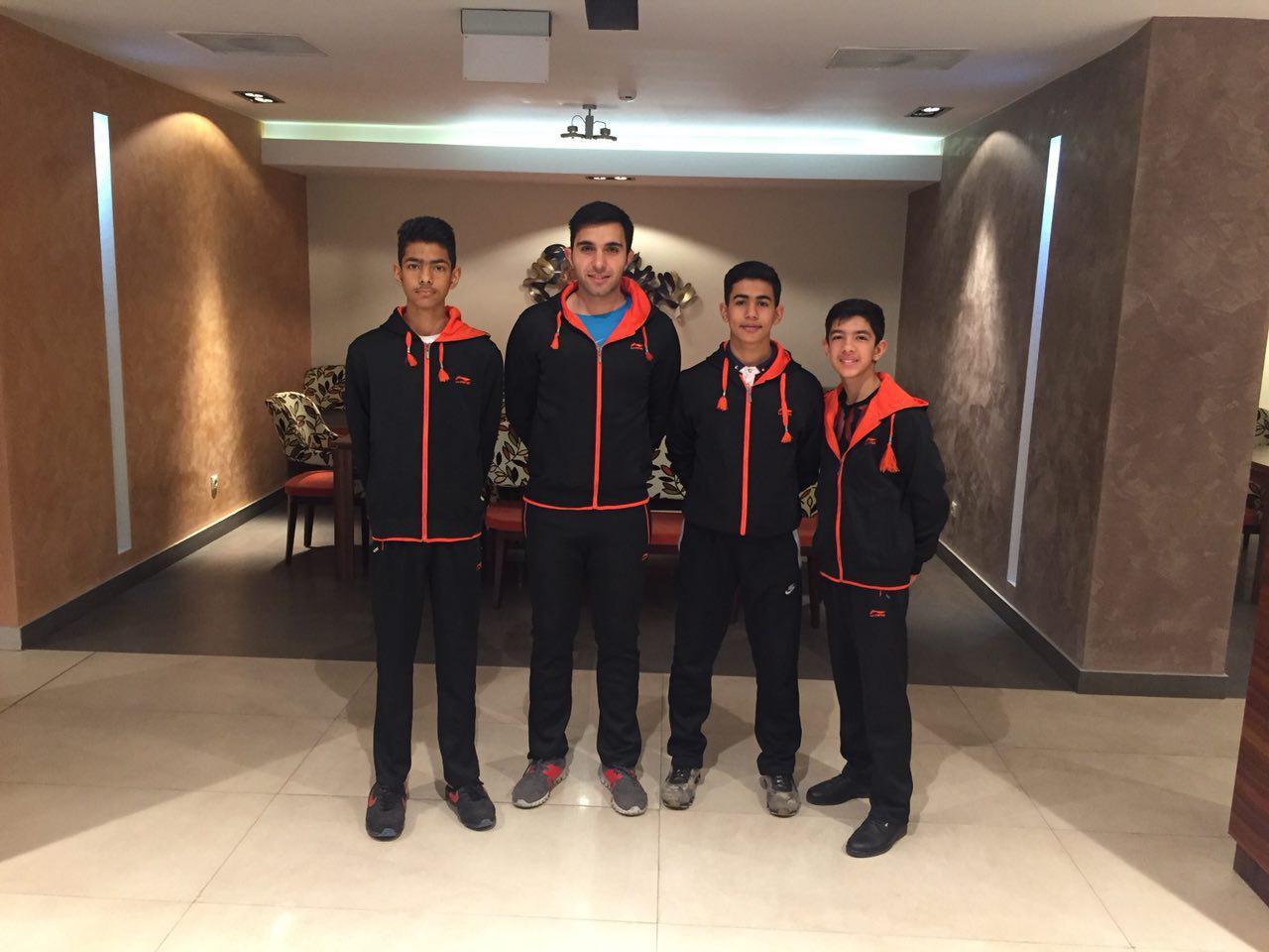 نمایندگان کاراته کای استان کرمان در باکوی آذربایجان