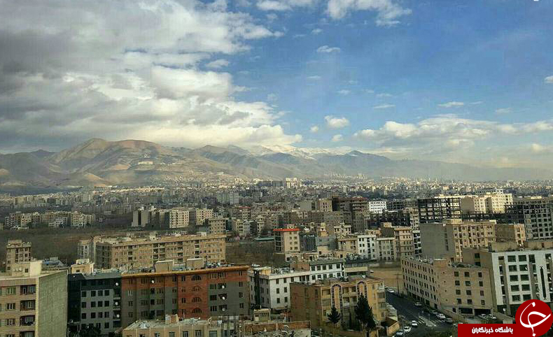 تصویری از هوای تهران در روز اول دی ماه