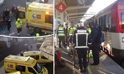 بروز سانحه در ایستگاه قطار در اسپانیا، 45 زخمی برجا گذاشت/ حال 4 نفر وخیم است