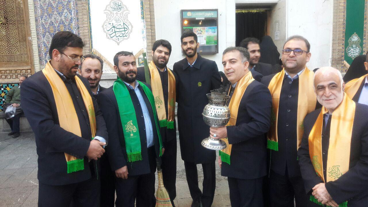 محمد انصاری خادم افتخاری حرم حضرت عبدالعظیم (ع)