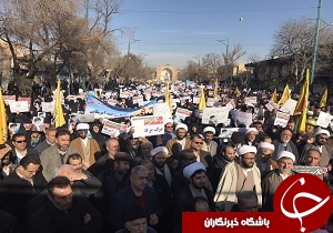 قدردانی از حضور گسترده مردم در مراسم ۹ دی