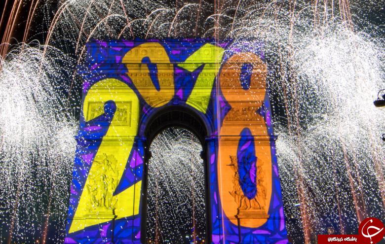 آغاز سال 2018 در سراسر جهان+ تصاویر