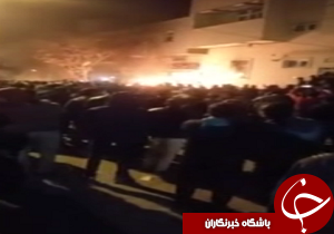 اغتشاشگران اموال عمومی را در تاکستان غارت کردند