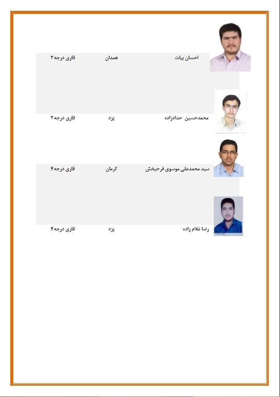 نفرات موفق در آزمون&zwnj;های ششمین دوره ارزیابی قاریان مدرسان مشخص شدند