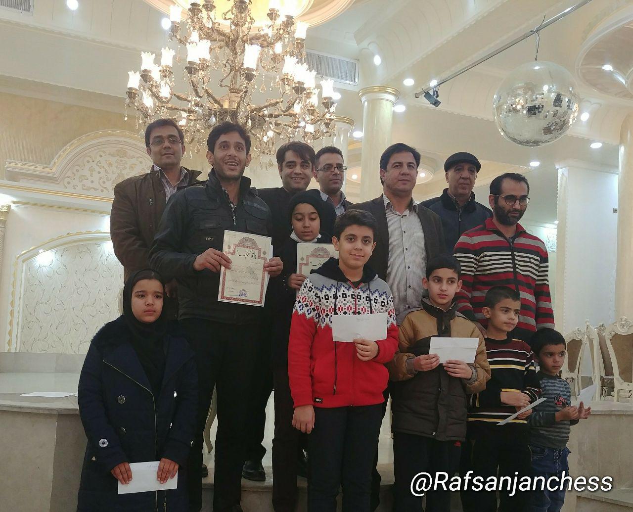 30 شطرنج باز رفسنجانی در لیست ریتینگ فدراسیون جهانی فیده
