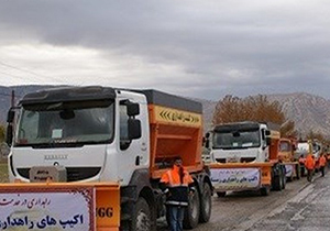 استقرارسه اکیپ راهداری درمحور‌های ارتباطی بروجرد