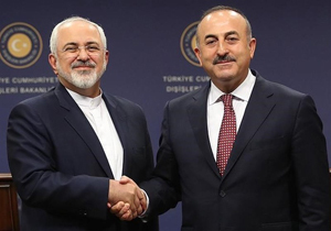گفت‌وگوی تلفنی وزیر خارجه ترکیه با ظریف درباره اغتشاشات