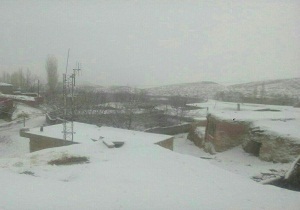 برف استان سمنان را سفید پوش کرد