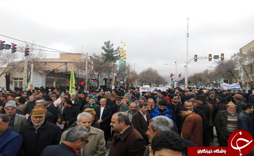 آغاز راهپیمایی مردم خراسان شمالی در محکومیت فتنه گران نظام