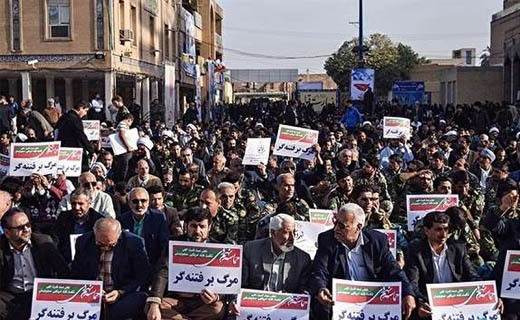 امروز مردم سراسر کشور علیه آشوبگران یک صدا شدند+تصاویر