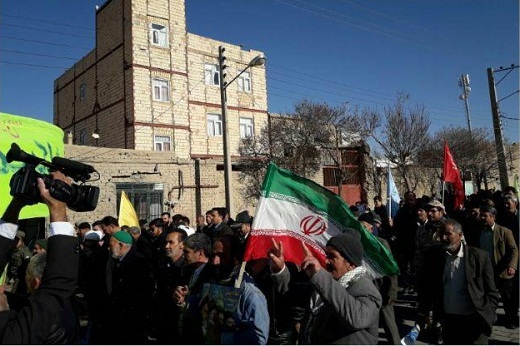 آغاز راهپیمایی مردم استان مرکزی علیه فتنه گران + عکس
