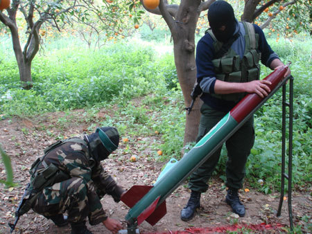حماس یک موشک به شهرک اشکول شلیک کرد