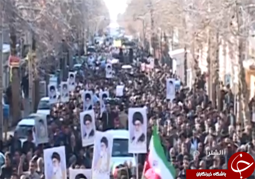تصاویر حضور پر شکوه مردم الشتر در راهپیمایی ۱۳ دی