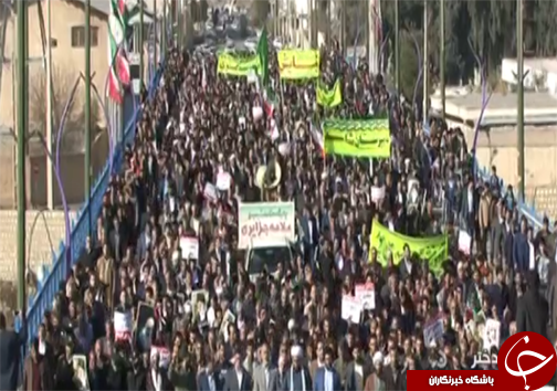 تصاویر برگزاری راهپیمایی پرشور مردم شهرستان پلدختر