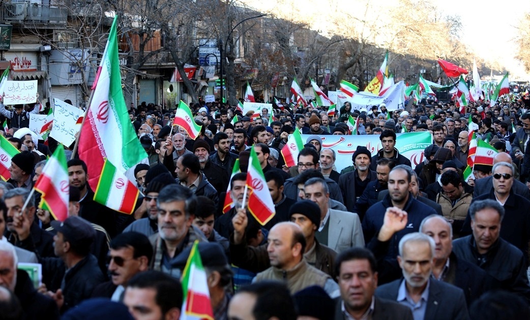 راهپیمایی مردم ولایتمدار همدان در محکومیت اغتشاشات اخیر