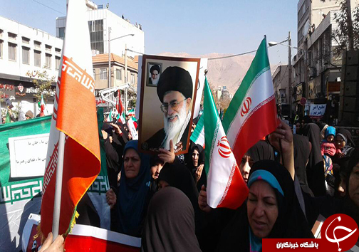 فریاد مرگ بر فتنه گر در فارس طنین انداز شد