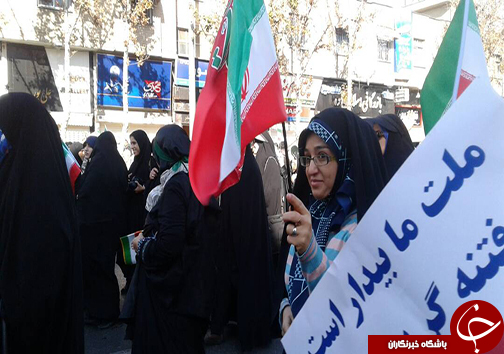 فریاد مرگ بر فتنه گر در فارس طنین انداز شد