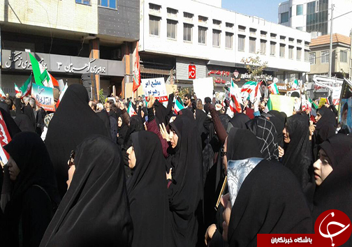 فریاد مرگ بر فتنه گر در فارس طنین انداز شد