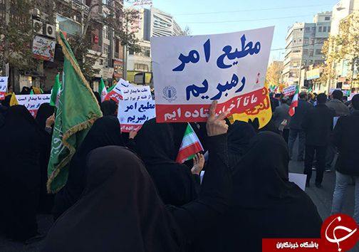 فریاد مرگ بر فتنه گر در فارس طنین انداز شد + تصاویر