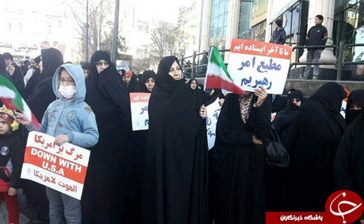 قیام مردم ایران در محکومیت آشوبگران ادامه دارد+تصاویر