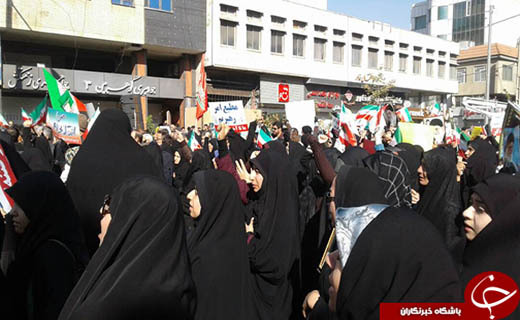 قیام مردم ایران در محکومیت آشوبگران ادامه دارد+تصاویر