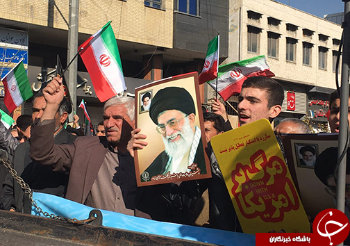 فریاد مرگ بر فتنه گر در فارس طنین انداز شد + تصاویر
