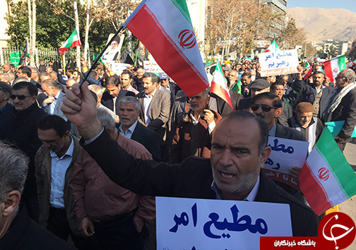 فریاد مرگ بر فتنه گر در فارس طنین انداز شد + تصاویر