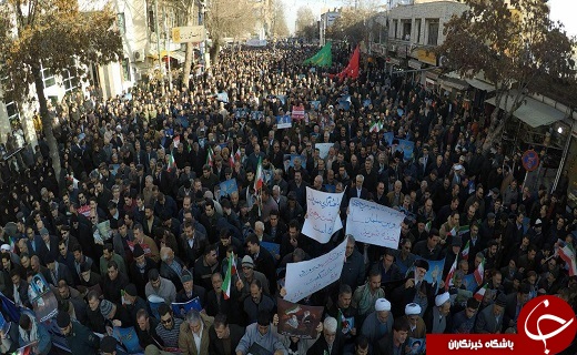 راهپیمایی عظیم مردم ارومیه بر علیه فتنه&zwnj;گران + تصاویر