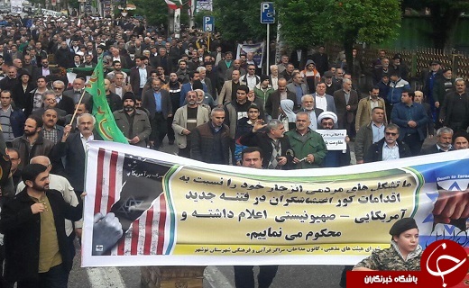 مردم غیور نوشهر بر علیه آشوبگران به پاخاستند + تصاویر