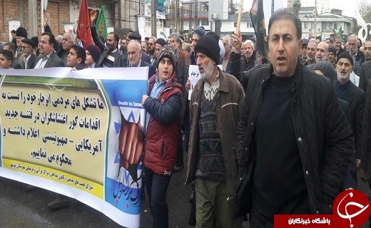 مردم غیور نوشهر بر علیه آشوبگران به پاخاستند + تصاویر