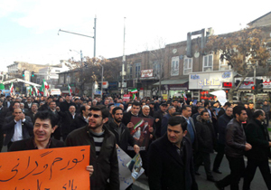 ابراز تبعیت محض و اجرای منویات واجب رهبر معظم انقلاب اسلامی در راهپیمایی ارومیه