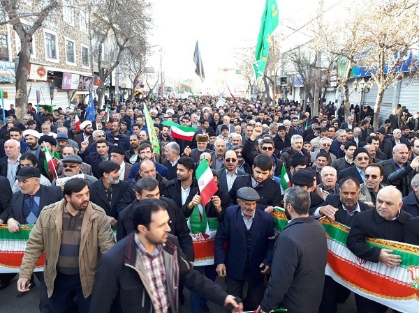 مردم ولایتمدار اردبیل اقدامات فتنه گران و اغتشاشگران را محکوم کردند