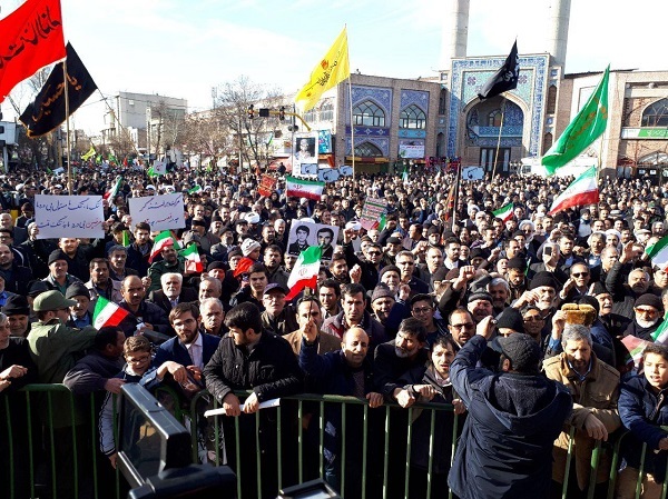 مردم ولایتمدار اردبیل اقدامات فتنه گران و اغتشاشگران را محکوم کردند