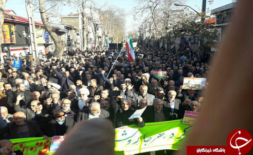 قیام مردم ایران در محکومیت آشوبگران ادامه دارد+فیلم و تصاویر