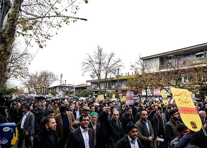 راهپیمایی باشکوه مردم گرگان، مشتی محکم بر دهان فتنه گران + فیلم