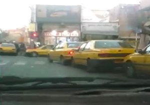 تاکسی&zwnj;&zwnj;هایی که خیابان را قرق کرده&zwnj;اند + فیلم