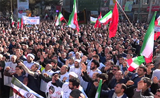 قیام مردم ایران در محکومیت آشوبگران ادامه دارد+فیلم و تصاویر
