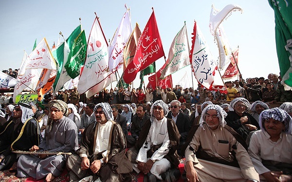 تجدید بیعت عشایر شادگان با رهبری و آرمان های نظام جمهوری اسلامی
