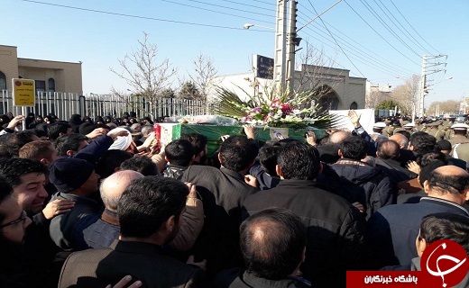 تشییع پیکر ۳ شهید در آذربایجان غربی+تصاویر