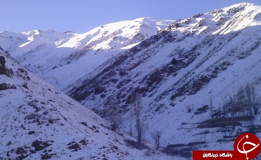 تصاویری دیدنی از کوهستان برفی &laquo;گرمابدر&raquo;
